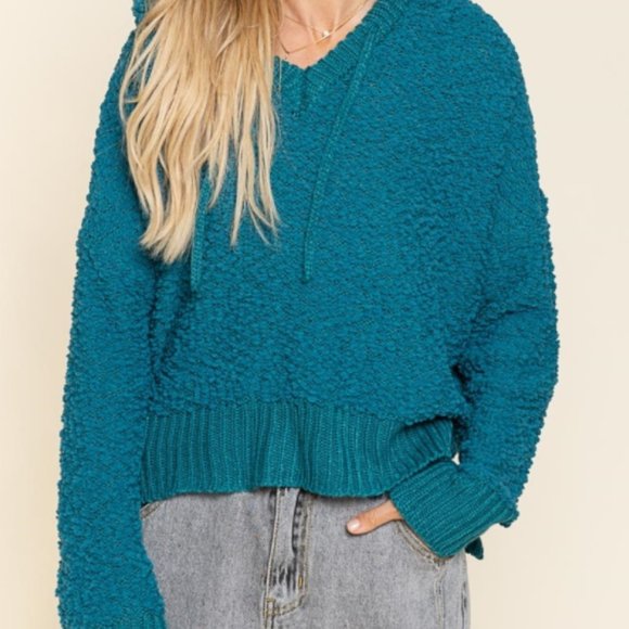 POL Knit Hoody - Blue - Picture 8 of 8